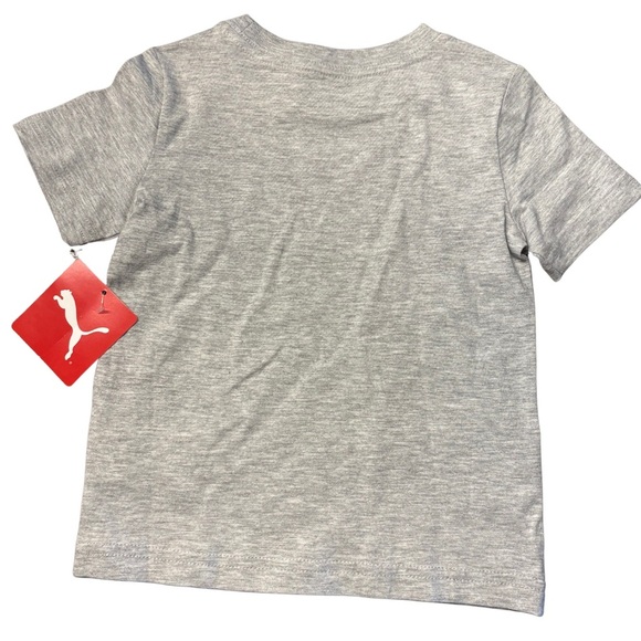 Puma Gray and Orange Short Sleeve Tee - Picture 3 of 3